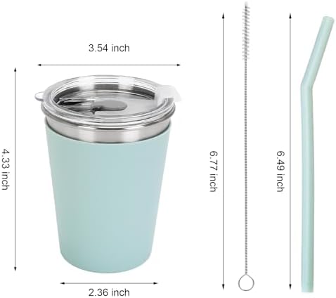 Rommeka Kids Straw Cups 6 Pack 12oz Sippy Cup