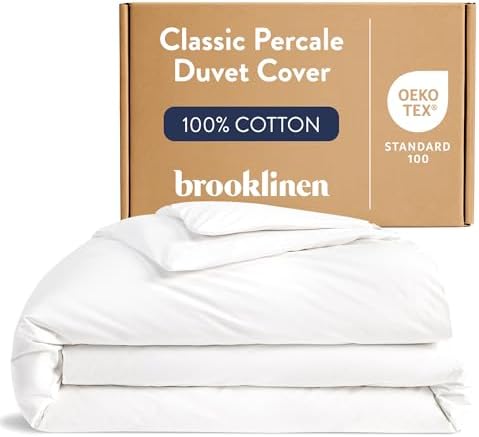 Brooklinen Luxury Percale Duvet Cover White