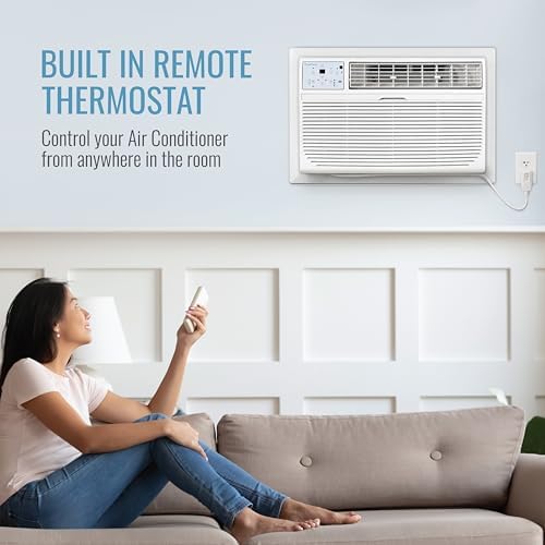 Keystone 14000 BTU Wall AC with Heat and Dehumidifier