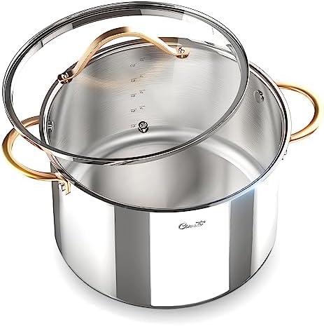 Ciwete Stock Pot 8 Quart 12 Quart