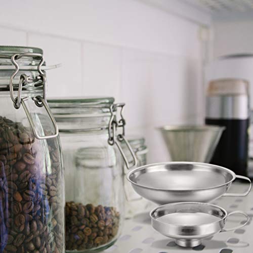 Shappy 5 Piece Stainless Steel Funnel Set