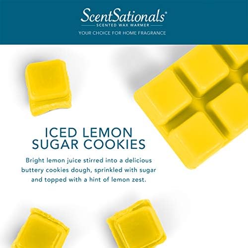 Scentsationals Wax Melts Iced Lemon Sugar Cookies 10oz 24-Cubes