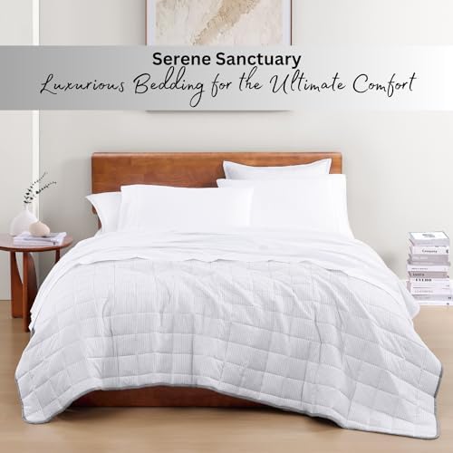 Lane Linen 100 Organic Cotton Twin Sheets Set 3Pc