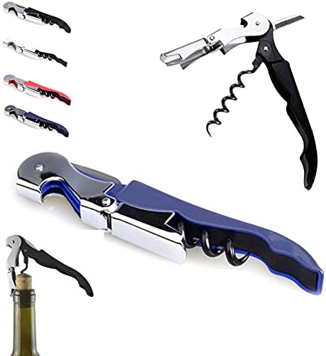 Electric Wine Bottle Opener with Can Opener and Foil Cutter