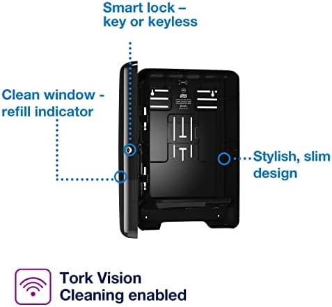 Tork Xpress Multifold Paper Towel Dispenser Black H2