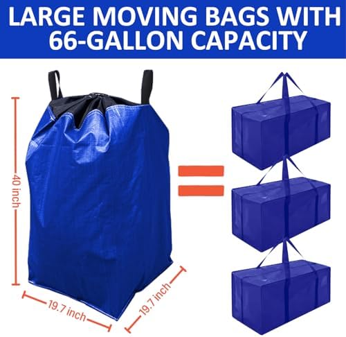 BBJ WRAPS Moving Bags Heavy Duty Extra Large Set of 2
