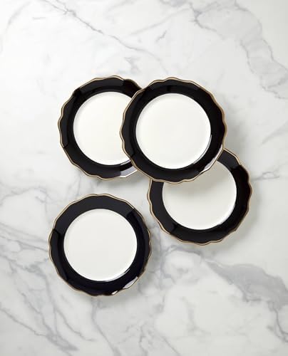 Lenox Contempo Luxe Dinner Plates Set of 4 Black