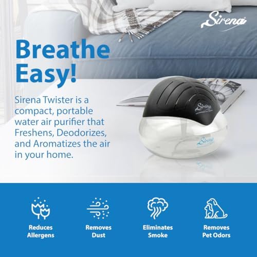 Sirena Twister Air Purifier Black