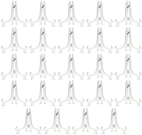 Juvale Clear Easel Stand Set 24 Pack
