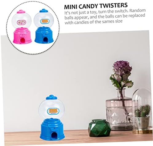 2pcs Twist Candy Machine Piggy Bank Mini Candy Catching Toy for Kids