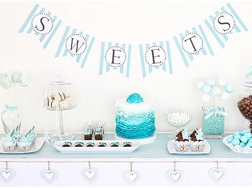 Whaline 36Pcs Blue Bear Cupcake Wrappers Baking Liners
