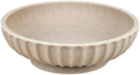 Deobath Large Decorative Bowl - Artificial Stone Beige