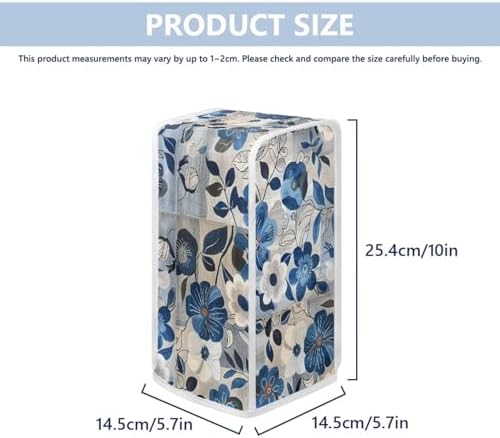 Blue Flower Desk Cover for Manual Can Opener