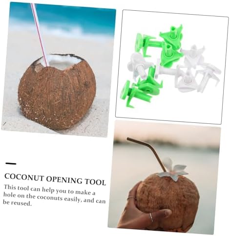 Cabilock 20 Pcs Manual Coconut Hole Puncher Kit