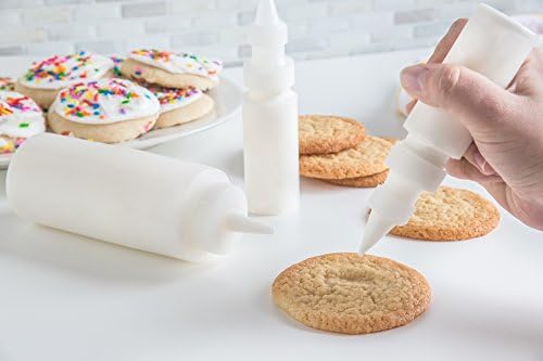 Fox Run Icing Squeeze Bottles Set of 3 Clear