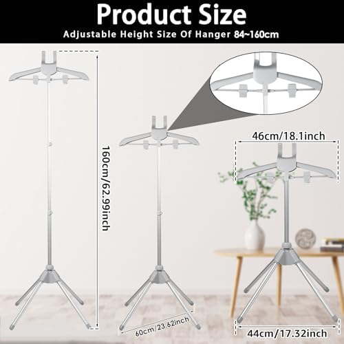 Garment Steamer Hanger with Ironing Glove and Stand