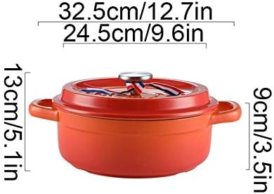 SISWIM 3L Premium Ceramic Casserole with Lid