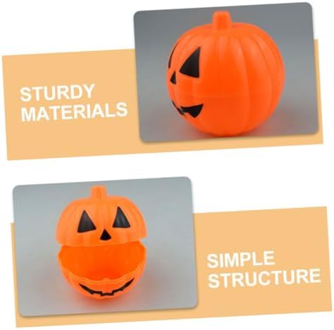 40pcs Halloween Pumpkin Candy Box for Party Favors and Treats