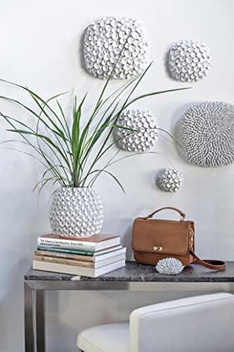 Hosley Set of 2 Nimbus Wall Decor White 425 Inch