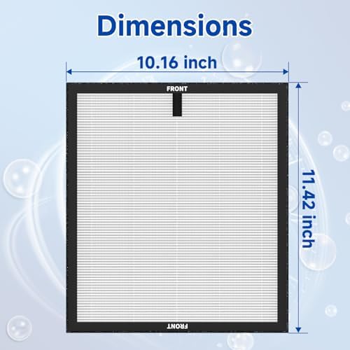 2 Pack HAP-603 HAP-603WF Replacement Filter for ECOSELF Air Purifier