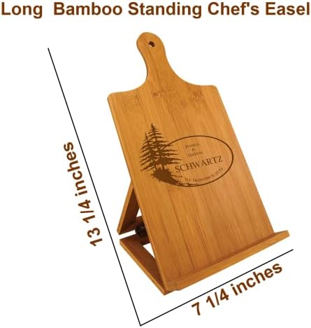 Custom Bamboo Chef Easel for Kitchen Use