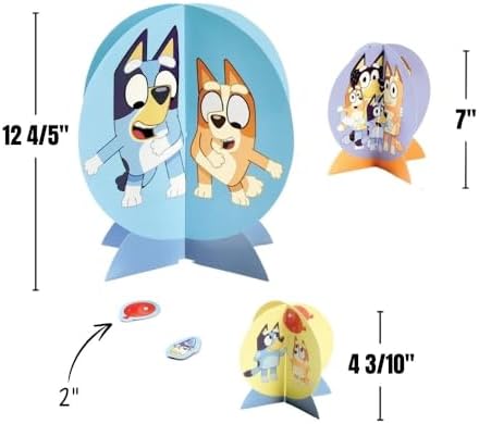 Bluey Table Centerpiece Kit 27 Piece Set
