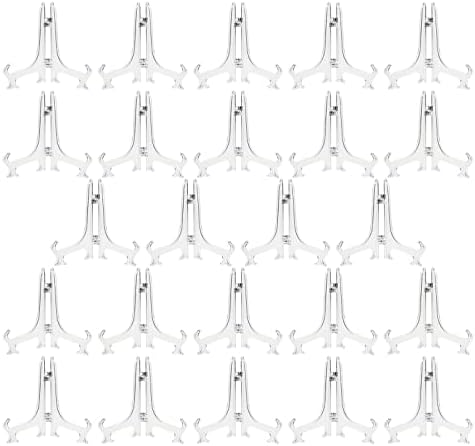 Juvale Clear Easel Stand Set 24 Pack