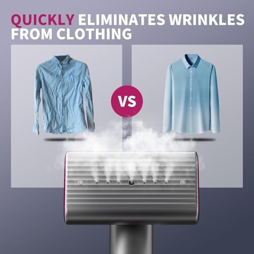 Eoubed Portable Garment Steamer for Quick Wrinkle Removal