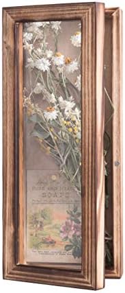 Freezing Point Shadow Box Frame 5x125 Flower Display Case