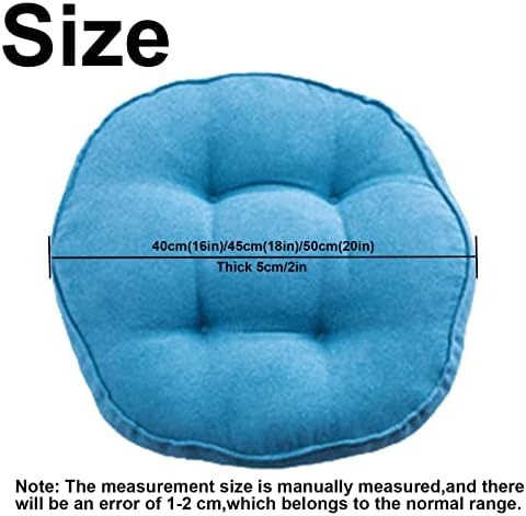 Soft Durable Chair Cushion Set of 2 45cm 18in Breathable Non-Slip