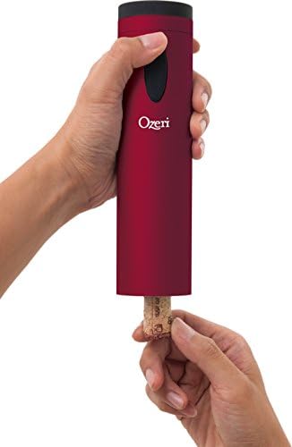 Ozeri Fascina Electric Wine Bottle Opener Red