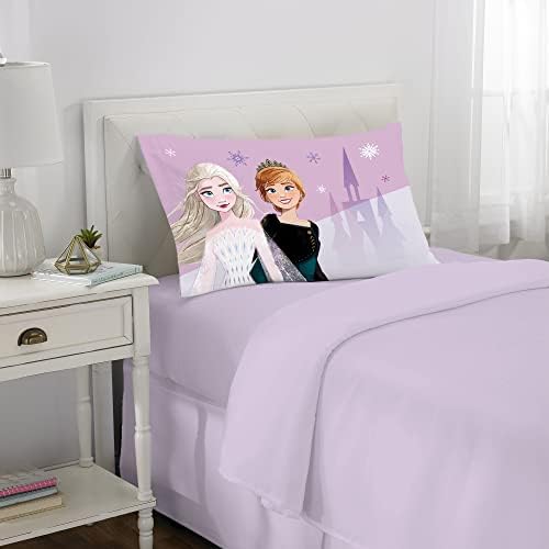 Frozen Elsa Anna Reversible Satin Pillowcase 20x30