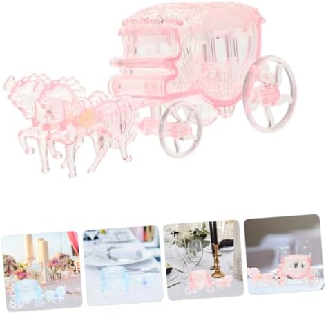 2pcs Carriage Shaped Favor Boxes for Weddings Birthdays