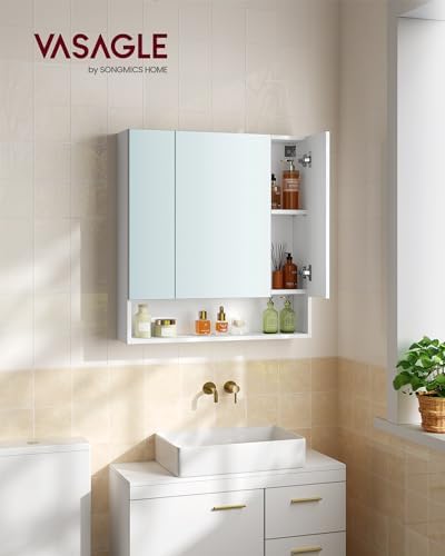 VASAGLE Medicine Cabinet with Mirror and Storage