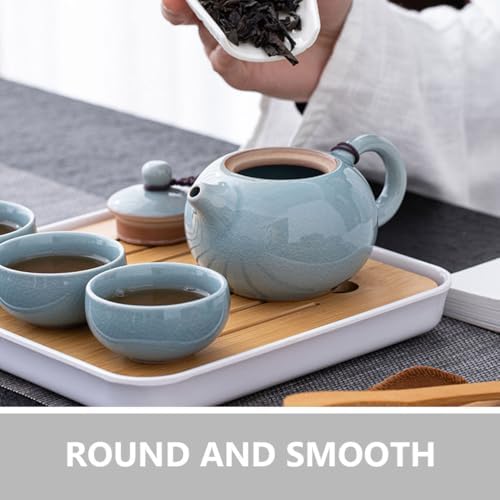 LIFKOME Ceramic Teapot for Gong Fu Tea and Tea Ceremonies