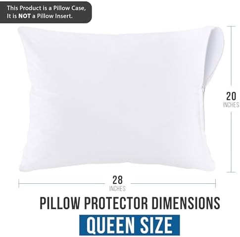Utopia Bedding Waterproof Pillow Protectors Set of 4