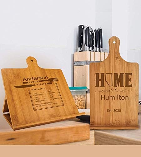 Custom Bamboo Chef Easel for Kitchen Use