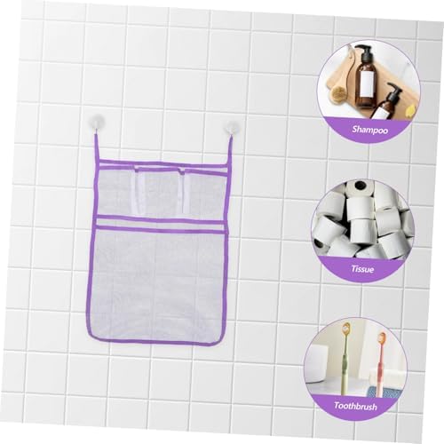 Happyyami Bathroom Over Sink Organizer Mesh Bag Space Saving Multi Functional