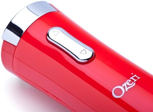 Ozeri Electric Wine Opener with Foil Cutter Red Style