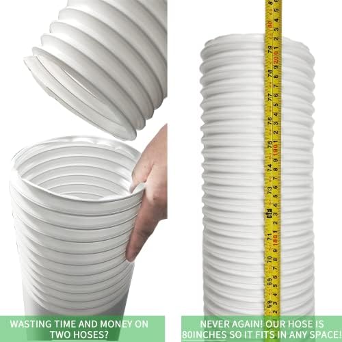 Foozet 59 Inch AC Hose with Anti-Clockwise Thread