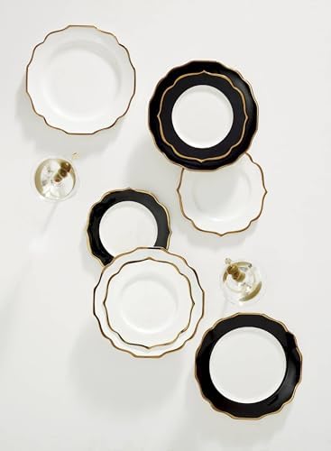Lenox Contempo Luxe Dinner Plates Set of 4 Black
