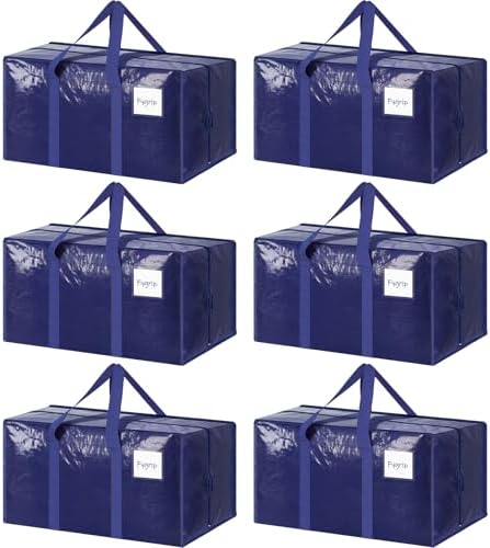 FYGRIP 6 Pack Extra Heavy Duty Large Moving Bags