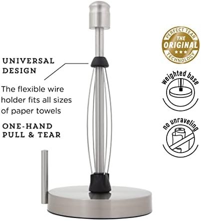 Kamenstein Perfect Tear Paper Towel Holder 13 Inch Silver