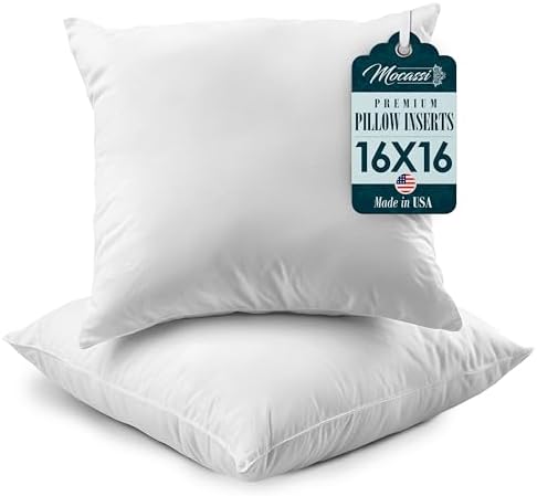 Mocassi Premium Ultra Soft Pillow Inserts Pack of 2