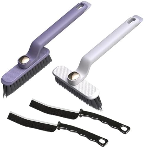4 PCS Multi-Function Crevice Brush Kit for Kitchen and Bathroom Cleaning