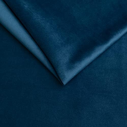 Masters Of Covers Snug Fit Velvet Klippan Loveseat Slipcover Blue