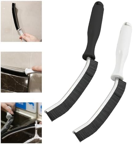 2Pcs Crevice Cleaning Brush for Kitchen and Bathroom Use
