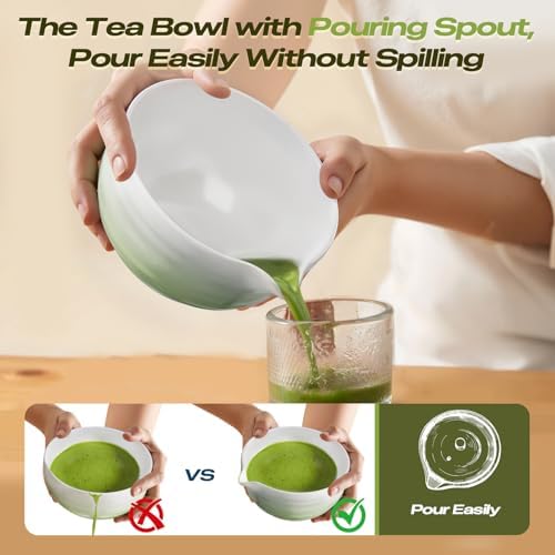Geyphug 8-Piece Matcha Set with Bowl and Whisk
