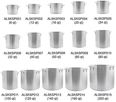 8 Quart Aluminum Stock Pot Comes In Each