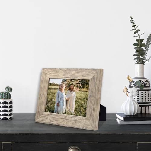Golden State Art 5x7 Beige Picture Frame 2 Pack